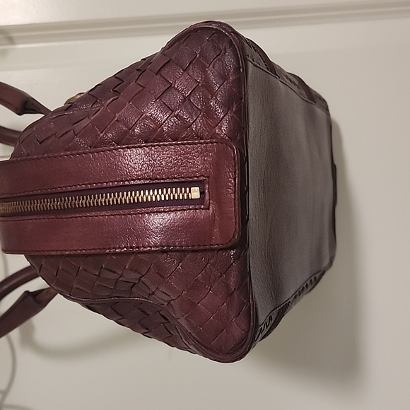 Vintage Bottega Veneta Intreciatto Satchel Boston Handbag - Picture 3 of 12